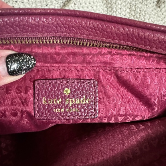 Kate Spade Mulberry Street Darian Red‎ Crossbody Bag - Picture 8 of 15